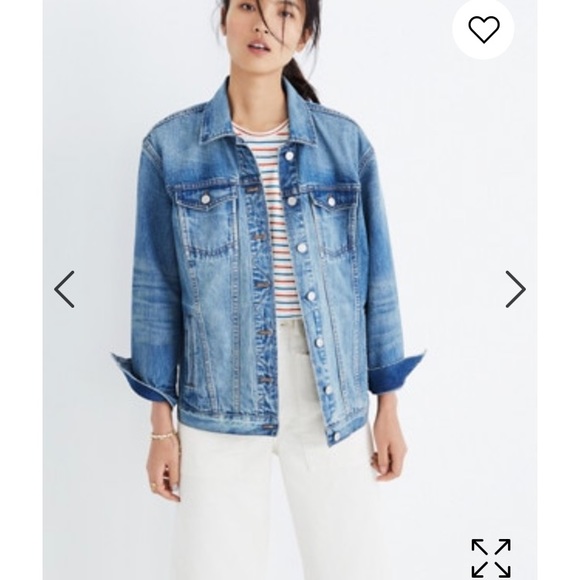 The Oversized Jean Jacket in Capstone Wash - Picture 1 of 5